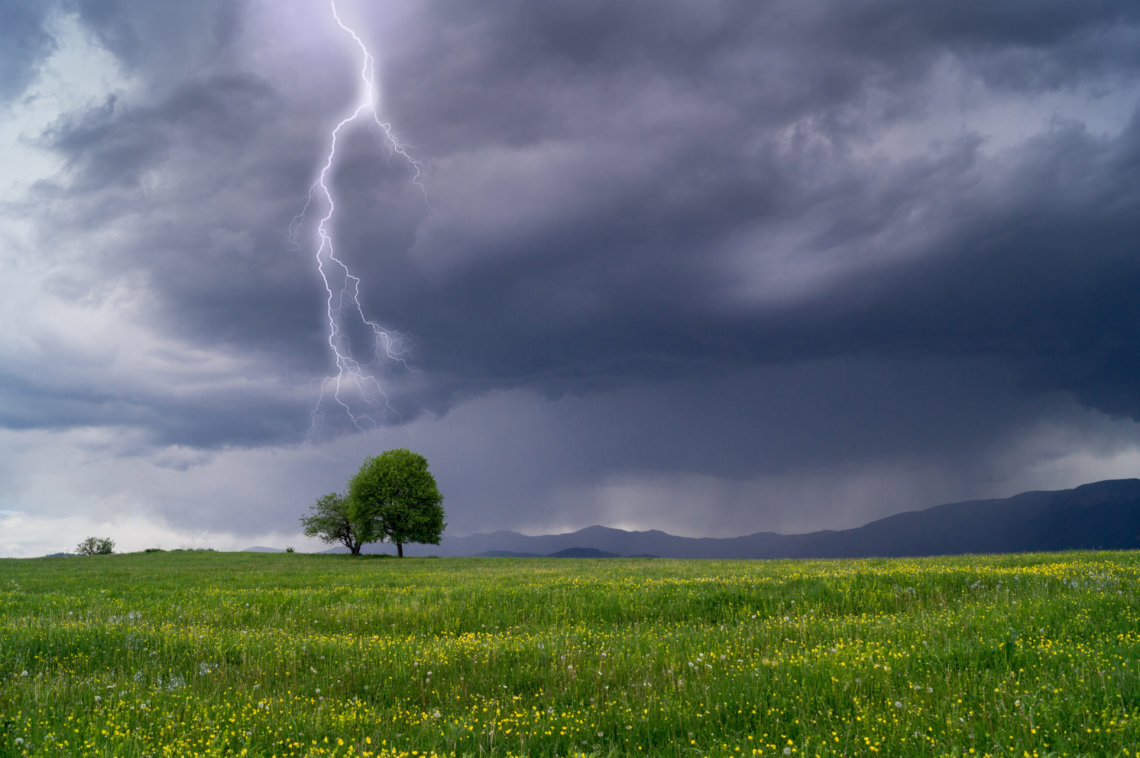 lightning landscape