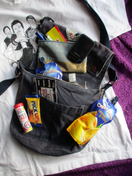 Die Diabetes-Tasche ist immer mit dabei.