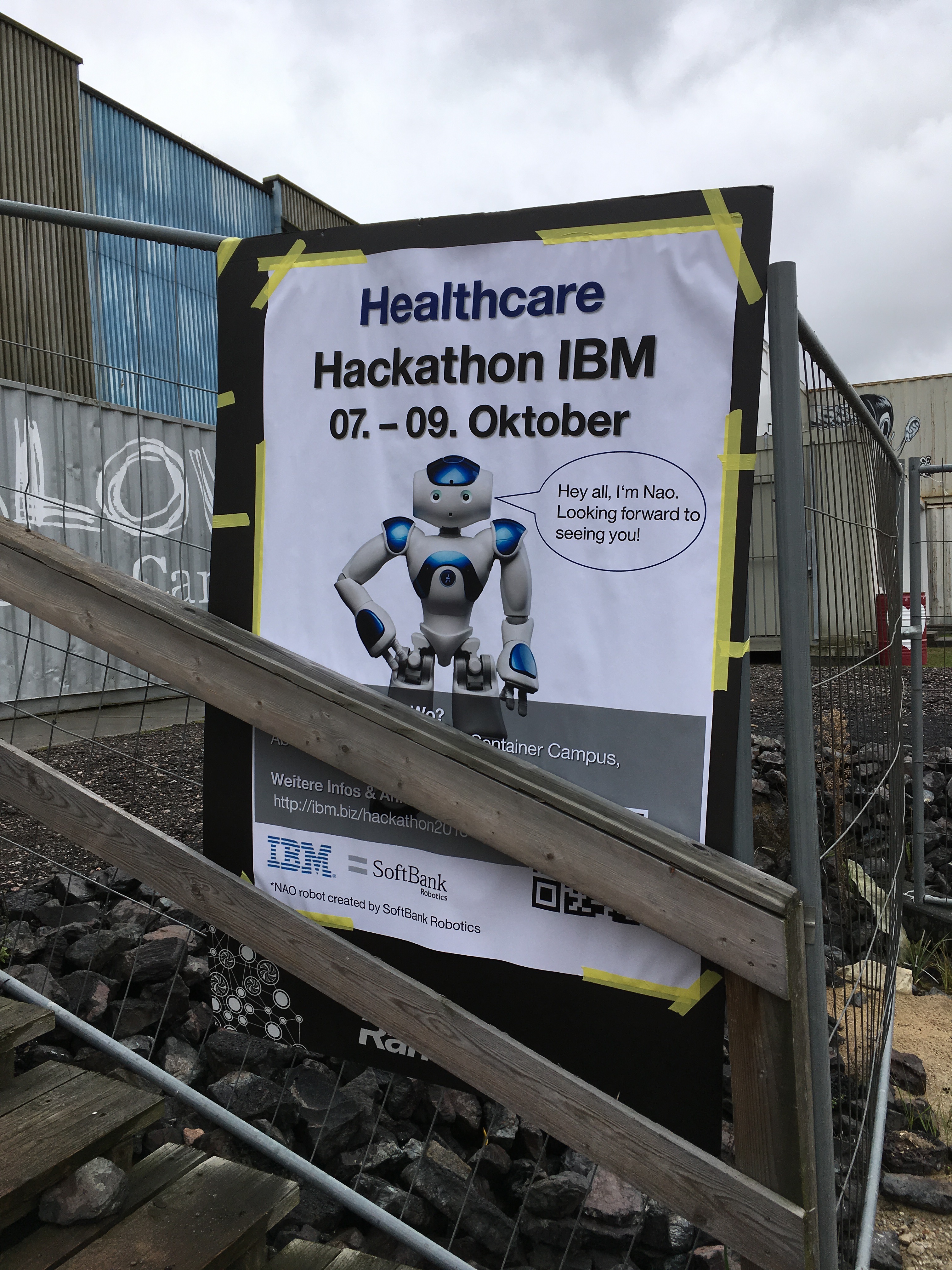 Hereinspaziert: Hier geht’s zum Healthcare Hackathon der Firma IBM