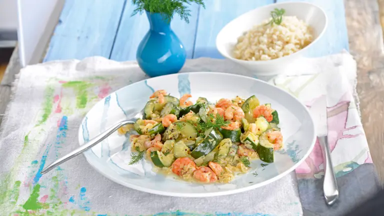 Leser-Rezept: Gurken-Shrimps-Pfanne | Foto: MedTriX/ Bernhard und Gabi Kölsch
