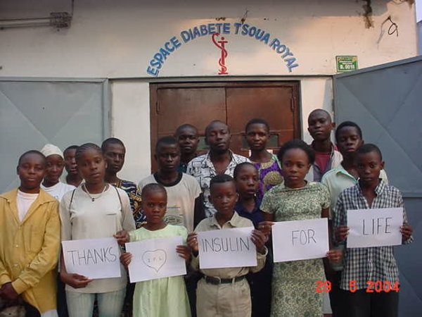 Danke an „Insulin zum Leben“ (Insulin for Life) – in Brazzaville (Kongo).