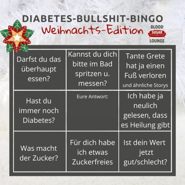 Das Bullshit Bingo zu Weihnachten