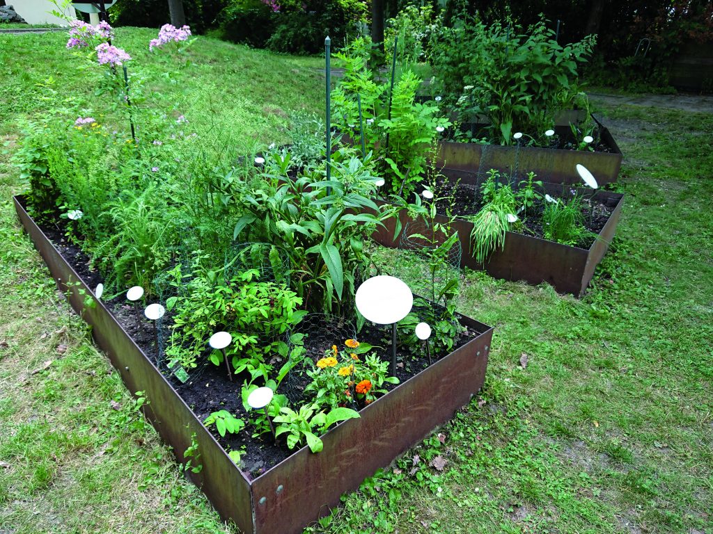 Der Diabetes-Garten im DGD-Krankenhaus Sachsenhausen in Frankfurt am Main.