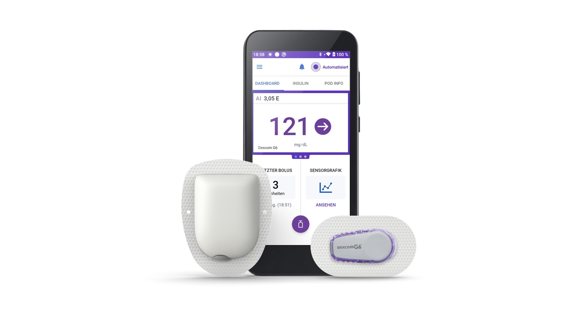 Das rtCGMSystem G6 ist nun auch kompatibel mit dem AIDSystem Omnipod 5 DiabetesAnker