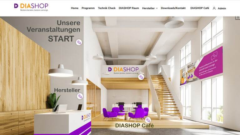 Kostenfreie Online-Events von DIASHOP zur neuesten Diabetes-Technik