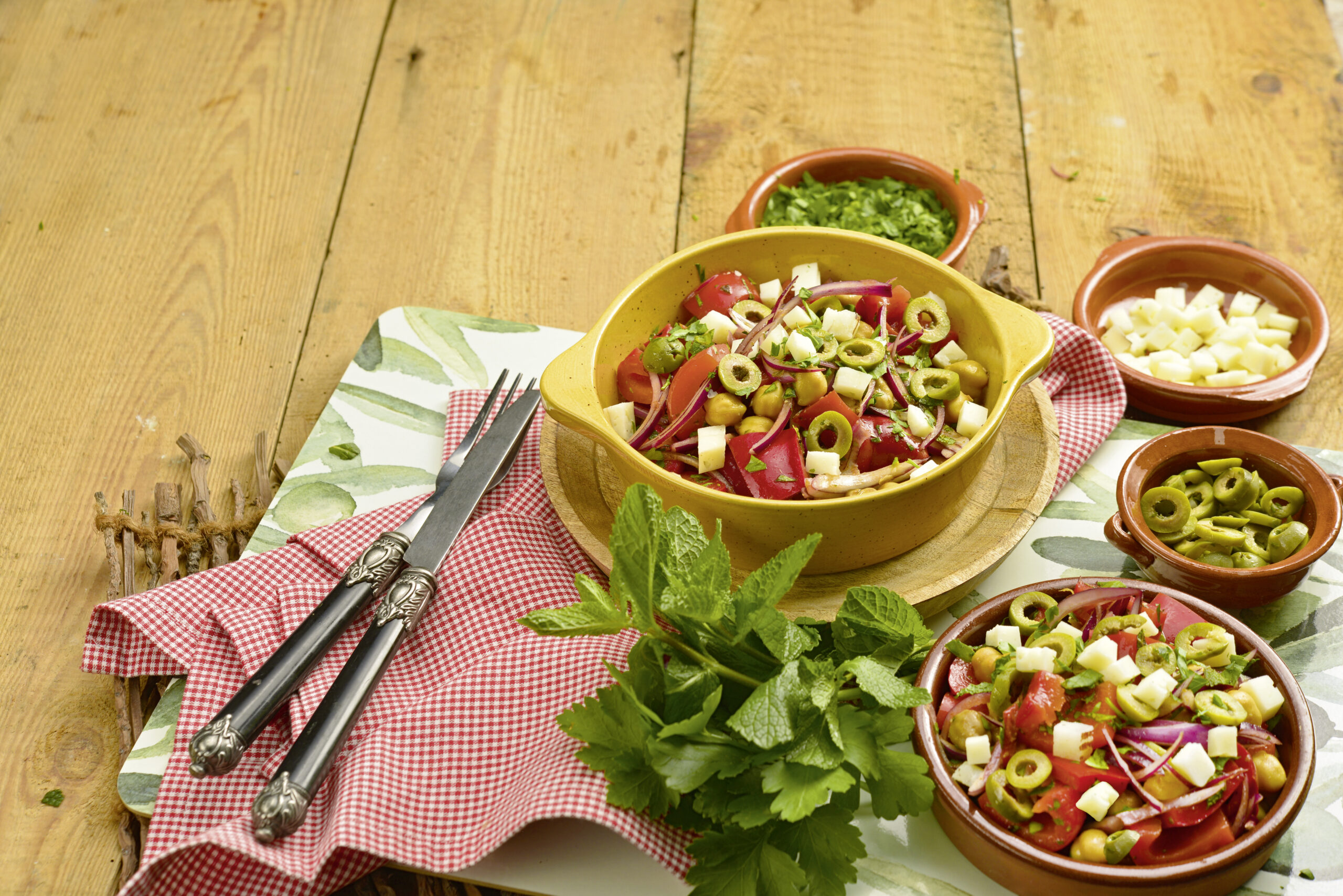 Rezept für Spanischer Kichererbsen-Salat – Diabetes-Anker