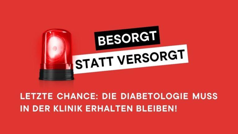 Mitmachen bei E-Mail-Aktion: Versorgung von Menschen mit Diabetes in Gefahr