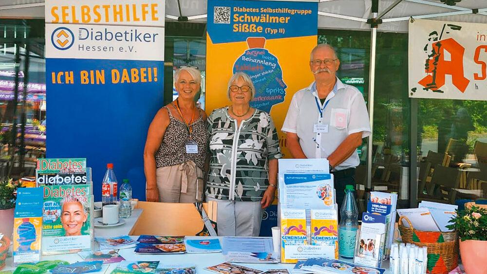 Tag der Neurologie in Schwalmstadt-Treysa - Selbsthilfegruppe mit Stand dabei | Foto: DHE