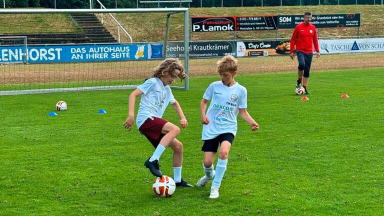 Kinder mit Typ-1-Diabetes im Fußballcamp | Foto: VitalAire Deutschland