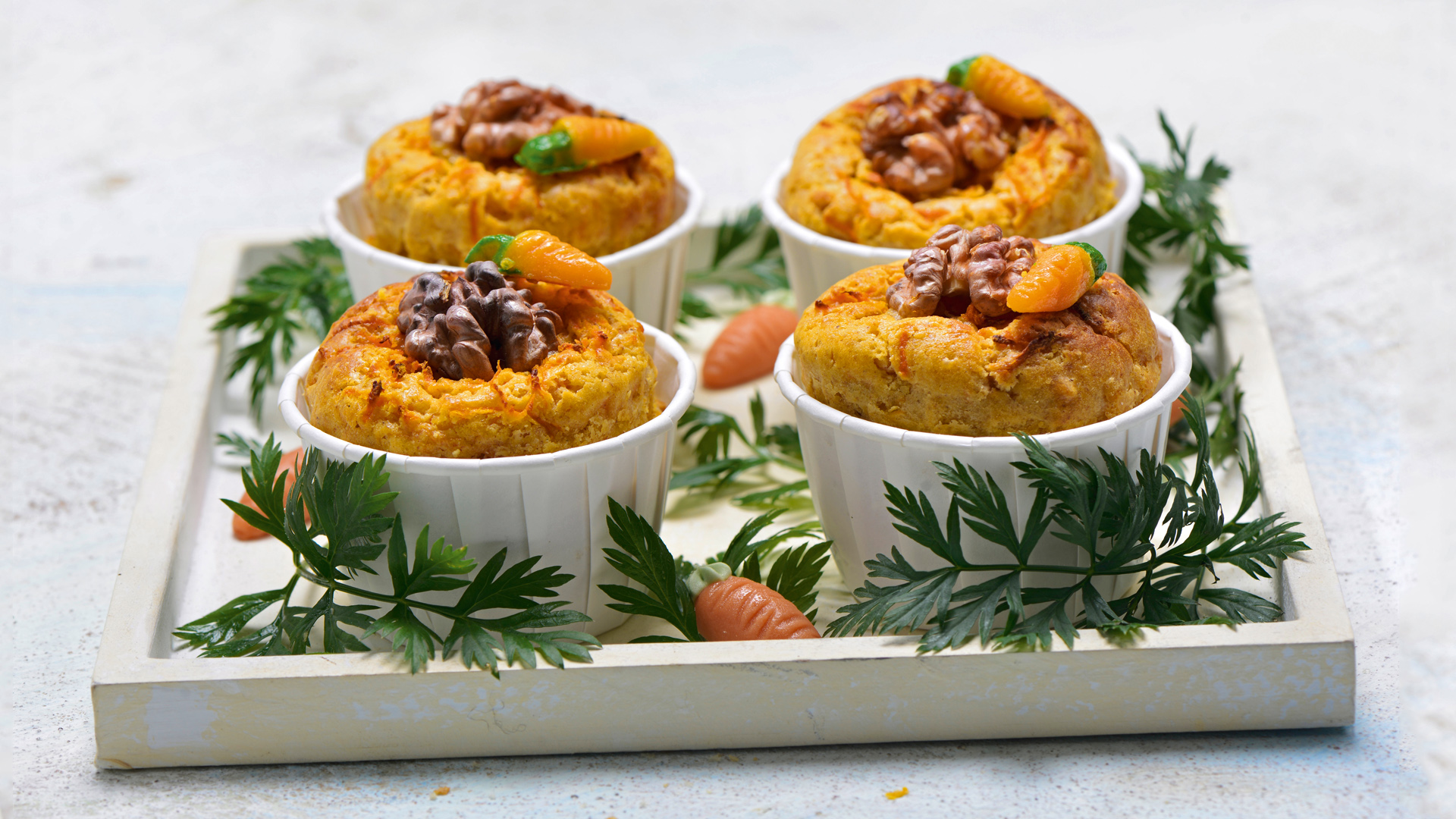 Rezept für Möhren-Erdnuss-Muffins – Diabetes-Anker Rezept für Möhren-Erdnuss-Muffins – Diabetes-Anker