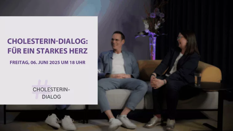 Cholesterin-Dialog – für ein starkes Herz: Einschalten am 6. Juni 2025 ab 18 Uhr! | Foto: Sanofi