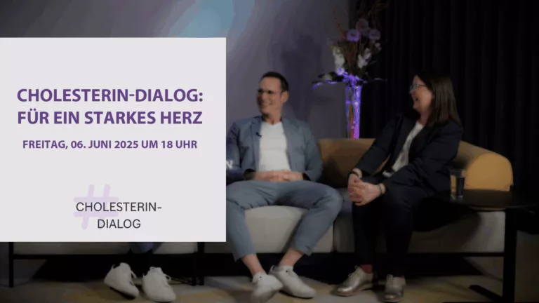 Cholesterin-Dialog – für ein starkes Herz: Einschalten am 6. Juni 2025 ab 18 Uhr! | Foto: Sanofi