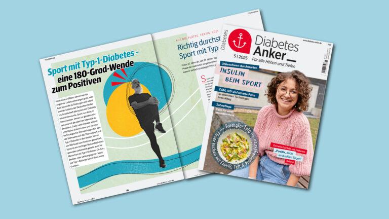 Druckfrisch: Das sind die Themen im Diabetes-Anker 5/2025 | Foto: MedTriX/Ramona Stanek/deagreez - stock.adobe.com