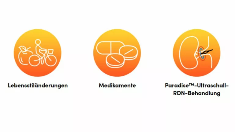 Bluthochdruck kann auf verschiedene Weisen behandelt werden, je nach Schweregrad und individuellen Bedürfnissen des Patienten. Die drei Hauptmethoden sind Lebensstiländerungen, Medikamente und die renale Denervierung.