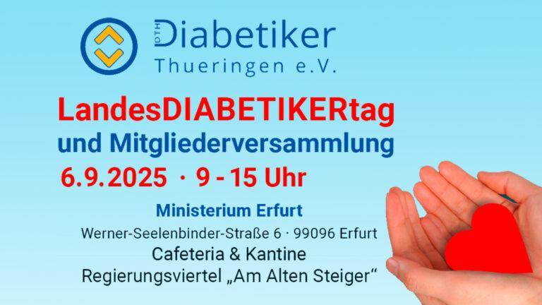 Diabetiker Thüringen e.V.: Mitgliederversammlung und Landesdiabetikertag am 6. September | Foto: DTH