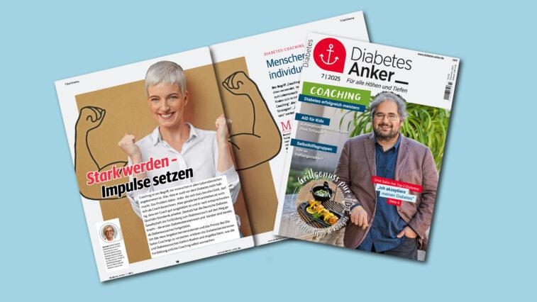 Druckfrisch: die Themen im Diabetes-Anker 7/2025 | Foto: MedTriX