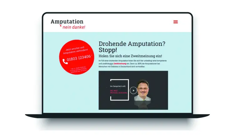 Website „Amputation – NEIN Danke!“: Wertvolle Informationen zum diabetischen Fußsyndrom | Foto: ZinetroN – stock.adobe.com / MedTriX