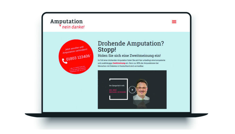 Website „Amputation – NEIN Danke!“: Wertvolle Informationen zum diabetischen Fußsyndrom | Foto: ZinetroN – stock.adobe.com / MedTriX