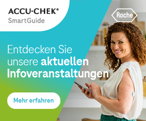 Werbebanner Roche: Webinar-Teilnahme