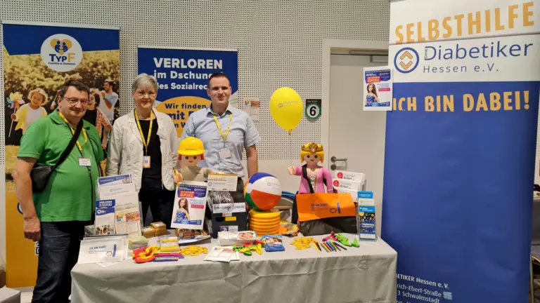 Am Weltkindertag: Die Diabetiker Hessen bei der Con-T1 in Frankfurt | Foto: DHE