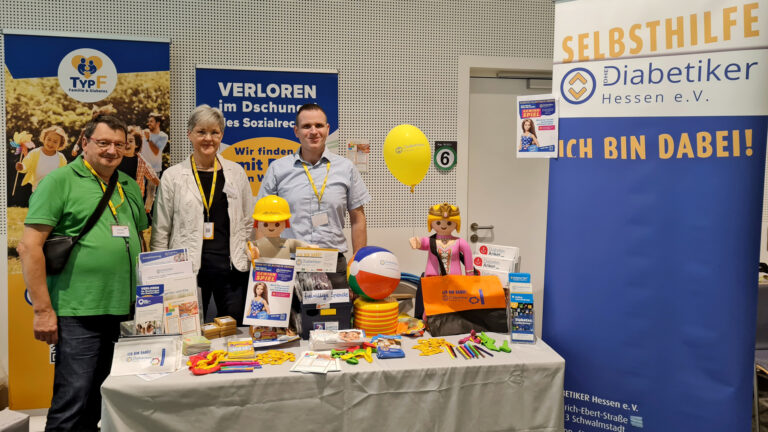 Am Weltkindertag: Die Diabetiker Hessen bei der Con-T1 in Frankfurt | Foto: DHE