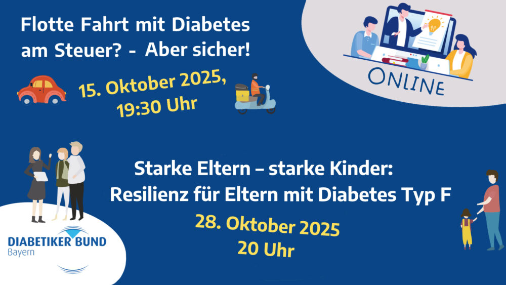 Diabetes im Straßenverkehr und Resilienz für Familien: Info-Vorträge des Diabetikerbund Bayern im Oktober | Foto: Diabetikerbund Bayern