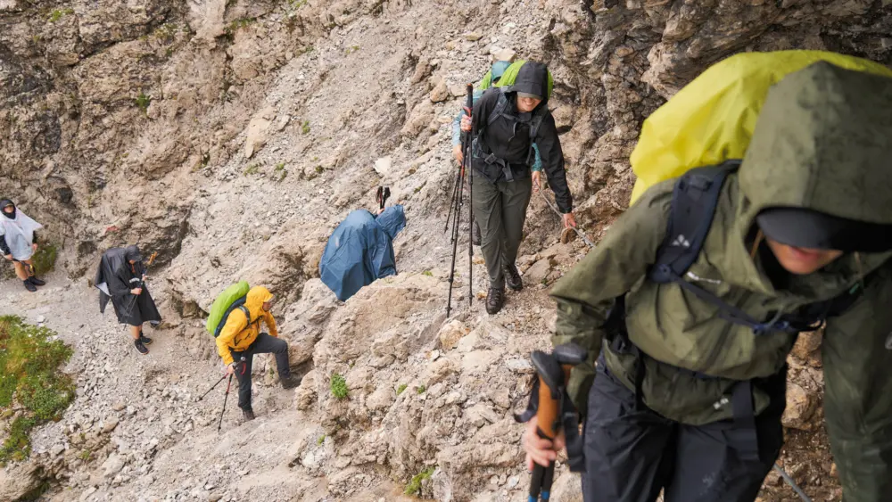 Mit Typ-1-Diabetes in die Alpen – Mitunter waren die Wege, wie in den Alpen zu erwarten, steinig und steil. | Foto: Mike Fuchs Fotografie
