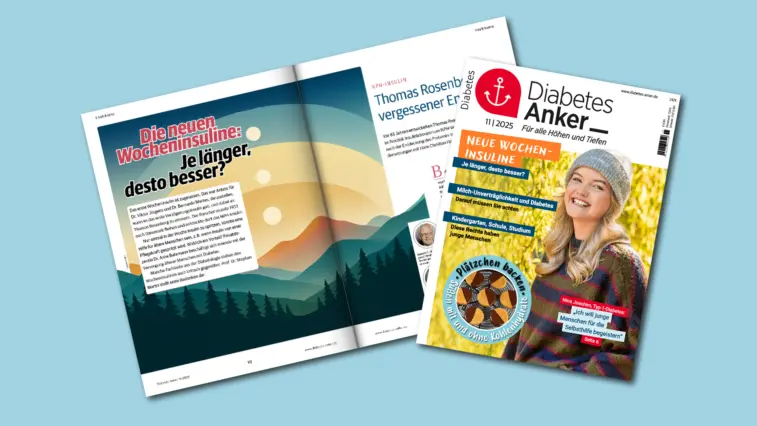 Druckfrisch: die Themen im Diabetes-Anker 11/2025 | Foto: MedTriX