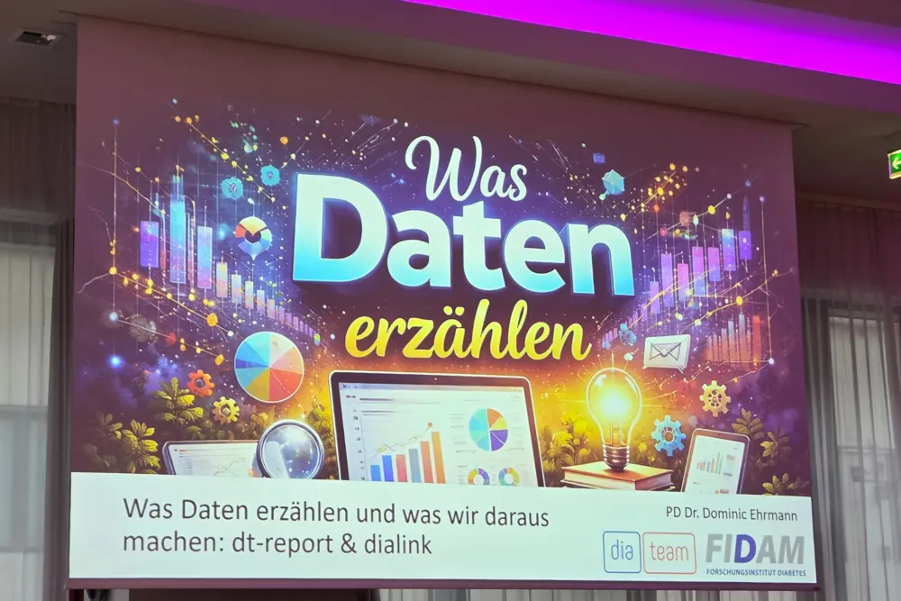 Präsentation von Daten aus dem aktuellen dt-report. | Foto: K. Kraatz/MedTriX
