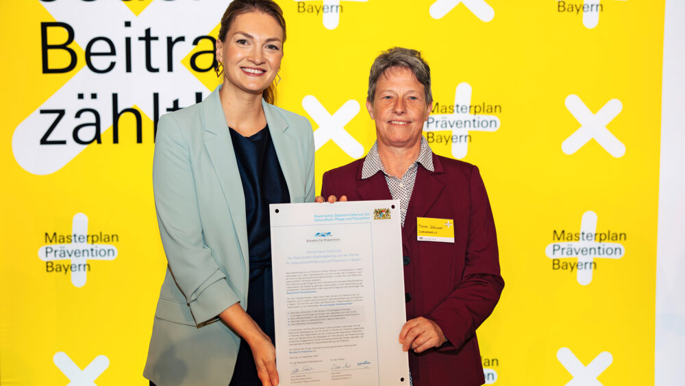 „Bündnis für Prävention“ – wir sind dabei: Staatsempfang mit Judith Gerlach in der Residenz | Foto: Bayerisches Staatsministerium für Gesundheit, Pflege und Prävention (StMGP)