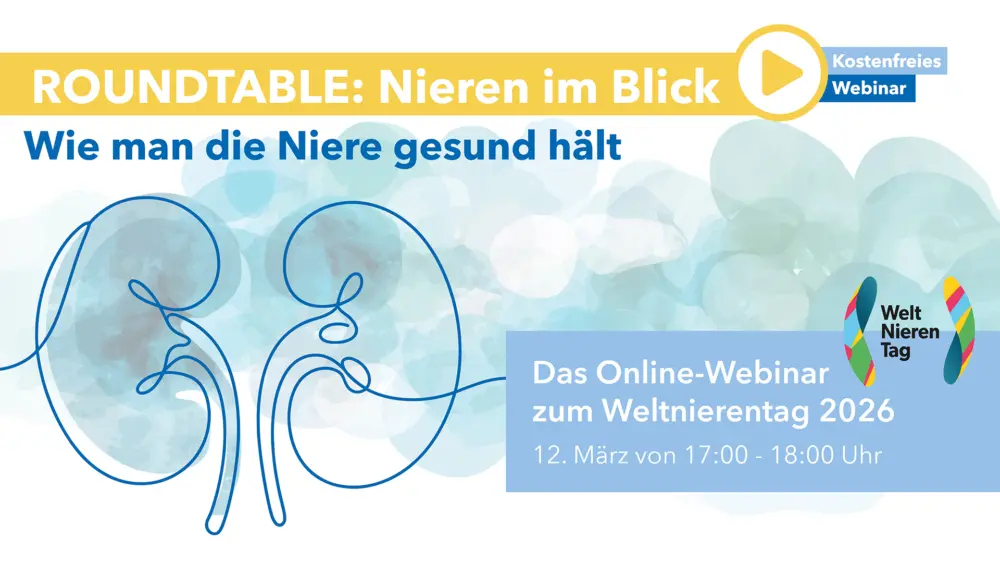 Online-Webinar „Roundtable: Nieren im Blick“ zum Weltnierentag am 12. März: Wie man die Niere gesund hält | Foto: Anat art / Pabon Art Gallery – stock.adobe.com
