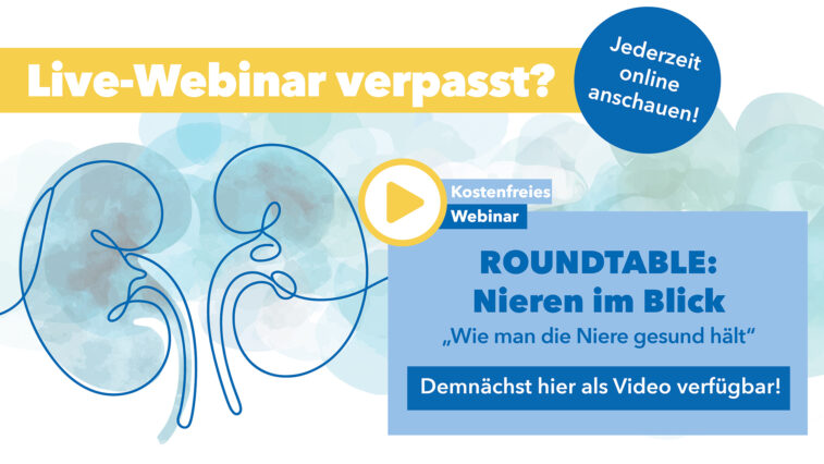 Online-Webinar „Roundtable: Nieren im Blick“: Wie man die Niere gesund hält | Foto: MedTriX
