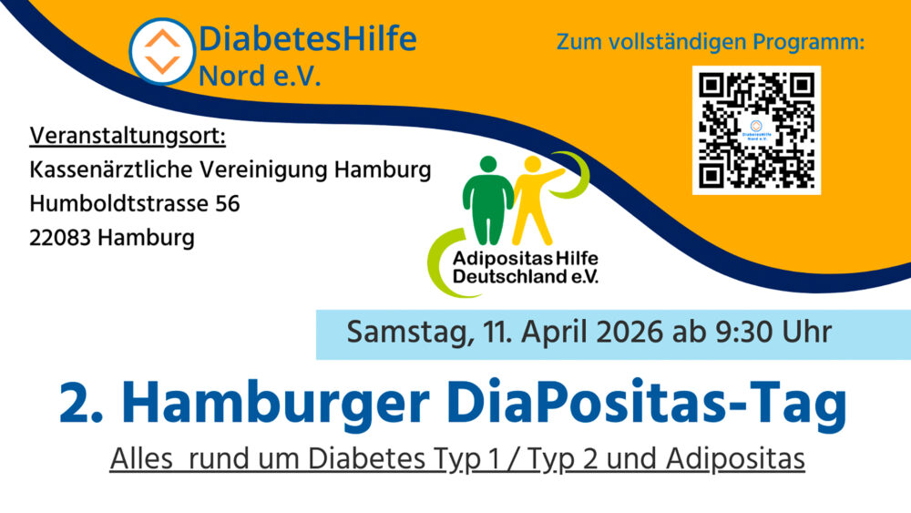 Gesundheitstag am 11. April 2026: 2. DiaPositastag in Hamburg | Foto: DiabetesHilfe Nord