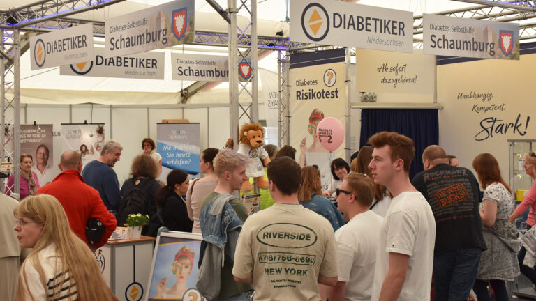 Risikotest und Typ-F-Familienarbeit: Die Diabetiker Niedersachsen auf der Schaumburger Regionalschau | Foto: DNI