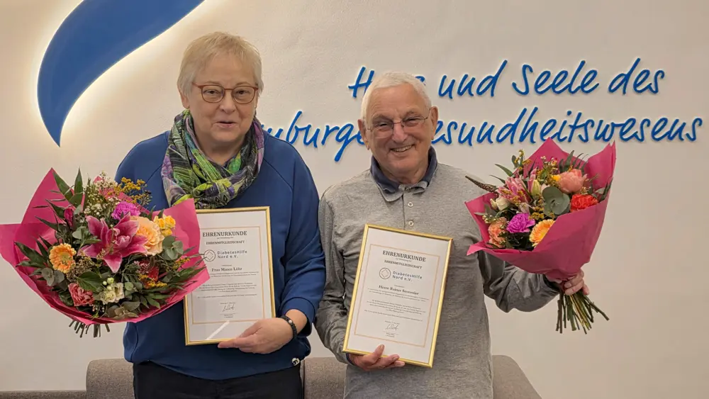 Ehrenmitgliedschaft: Besondere Ehrung bei der Mitgliederversammlung | Foto: DiabetesHilfe Nord