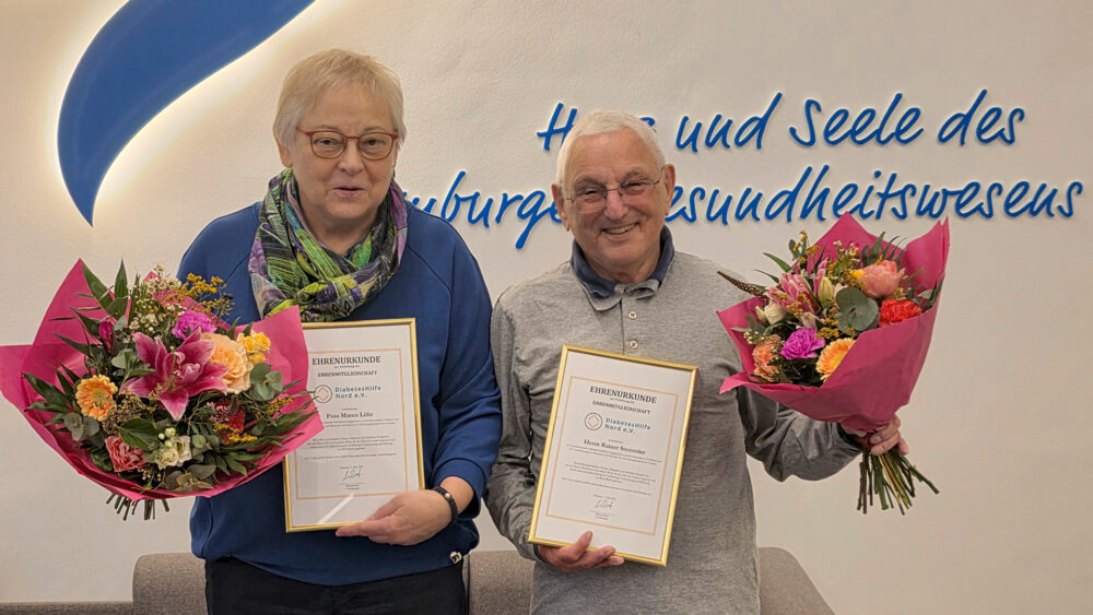 Ehrenmitgliedschaft: Besondere Ehrung bei der Mitgliederversammlung | Foto: DiabetesHilfe Nord