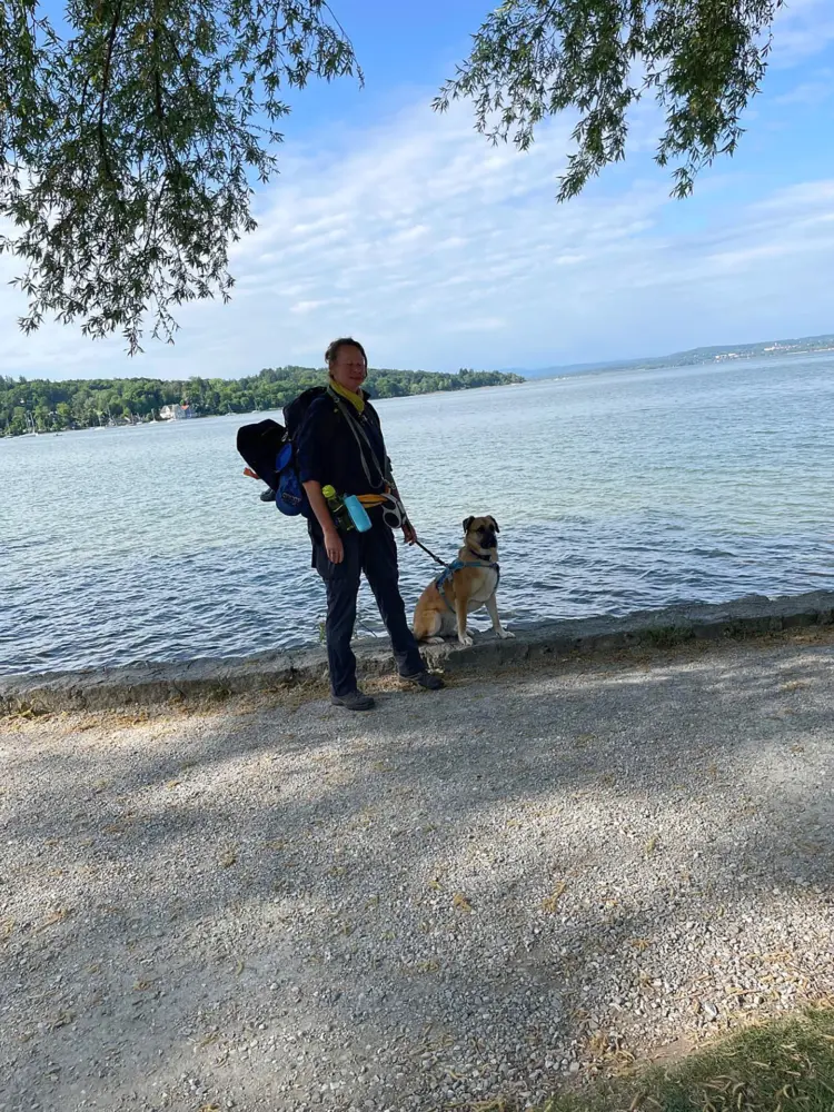 Am Ammersee gab es bei schönem Wetter einen tollen Ausblick. | Foto: privat