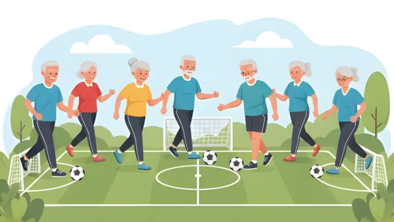 Walking Football: Kicken im Gehen | Foto: Hans-Georg Grell / Generiert mit KI