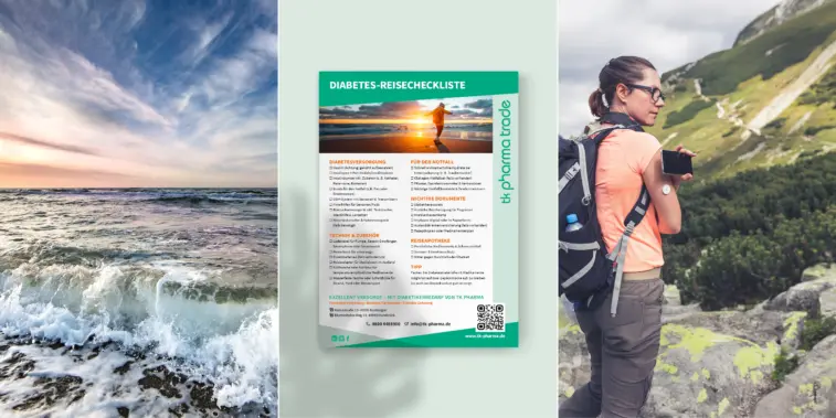 Diabetes-Reise-Checkliste von tkpharma