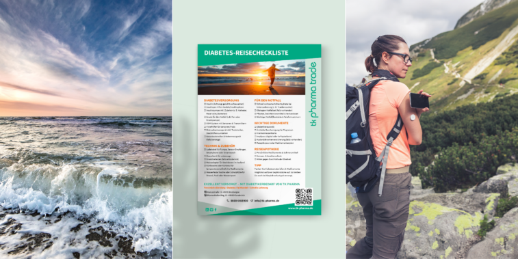 Diabetes-Reise-Checkliste von tkpharma