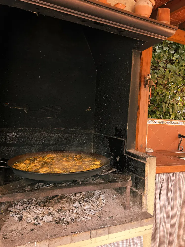 Bei den Großeltern von Juliana Heidenreichs Gastfamilie gab es selbstgemachte Paella. | Foto: privat