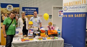 Am Weltkindertag: Die Diabetiker Hessen bei der Con-T1 in Frankfurt | Foto: DHE