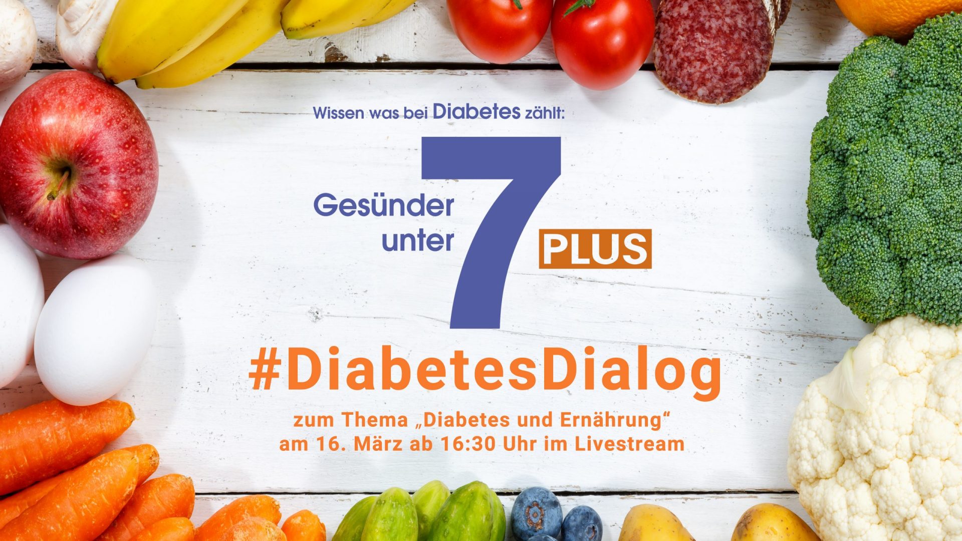 #DiabetesDialog am 16. März Die Rolle der Ernährung beim Diabetes-Management