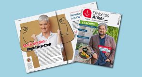 Druckfrisch: die Themen im Diabetes-Anker 7/2025 | Foto: MedTriX